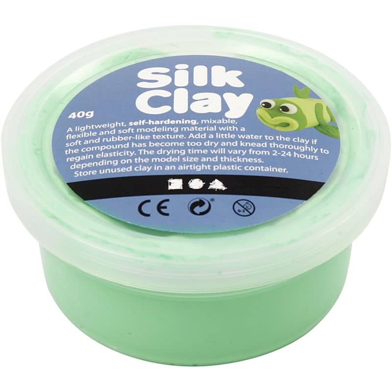 Silk Clay Klei - kleur lichtgroen