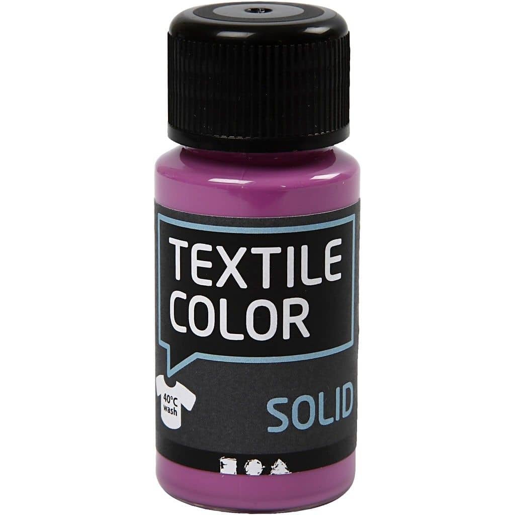 Textile Color Solid | Dekkende textielverf | Keuze uit 6 kleuren | 50 ml