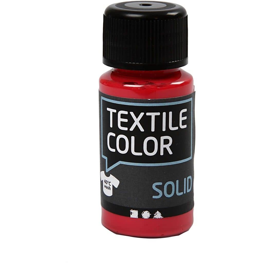 Textile Color Solid | Dekkende textielverf | Keuze uit 6 kleuren | 50 ml