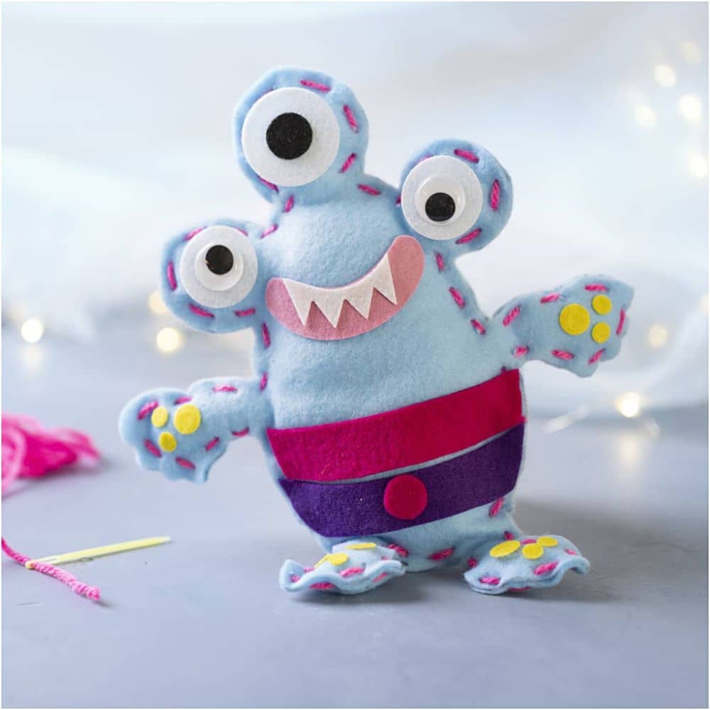Monstertje van vilt