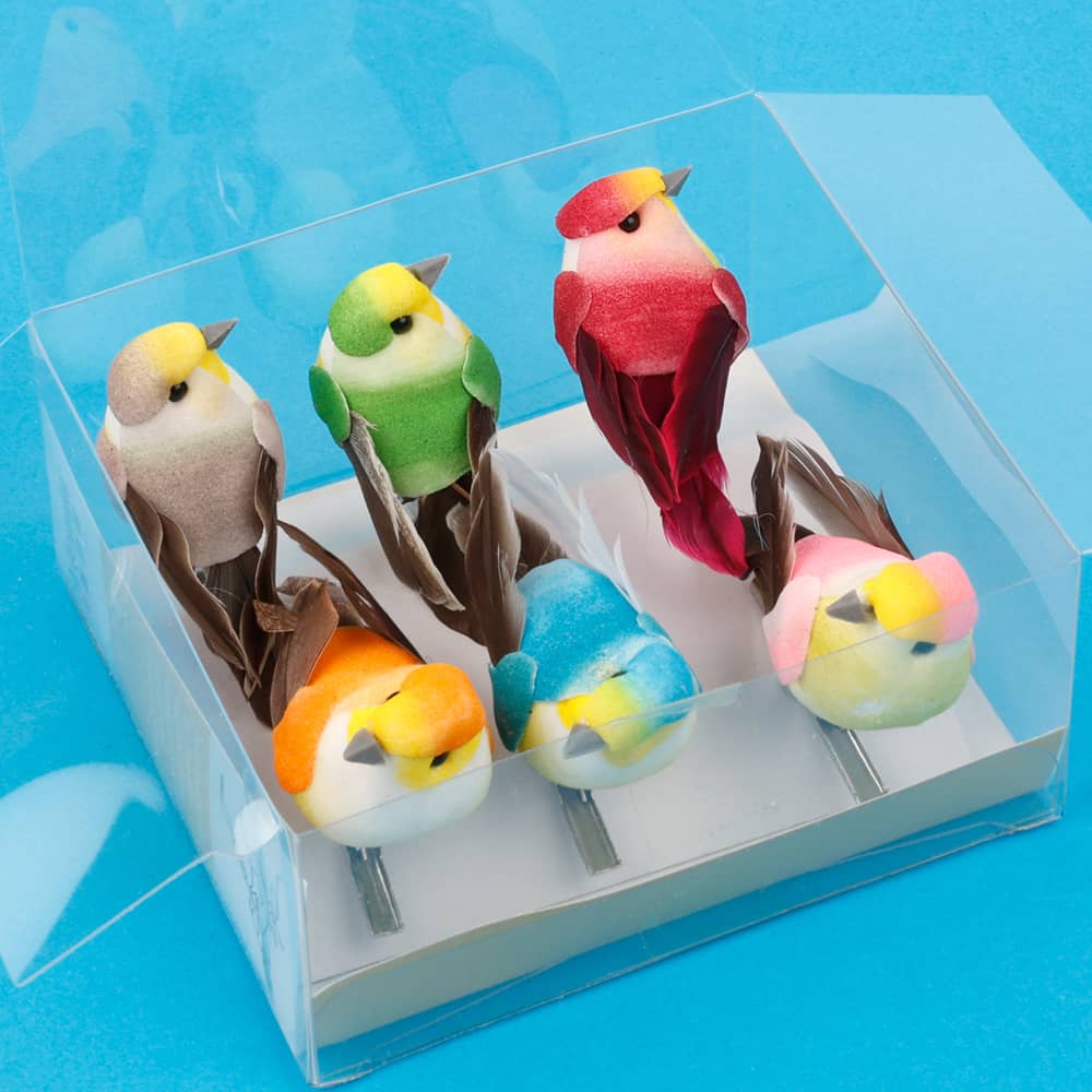 Decoratie Vogeltjes met klip