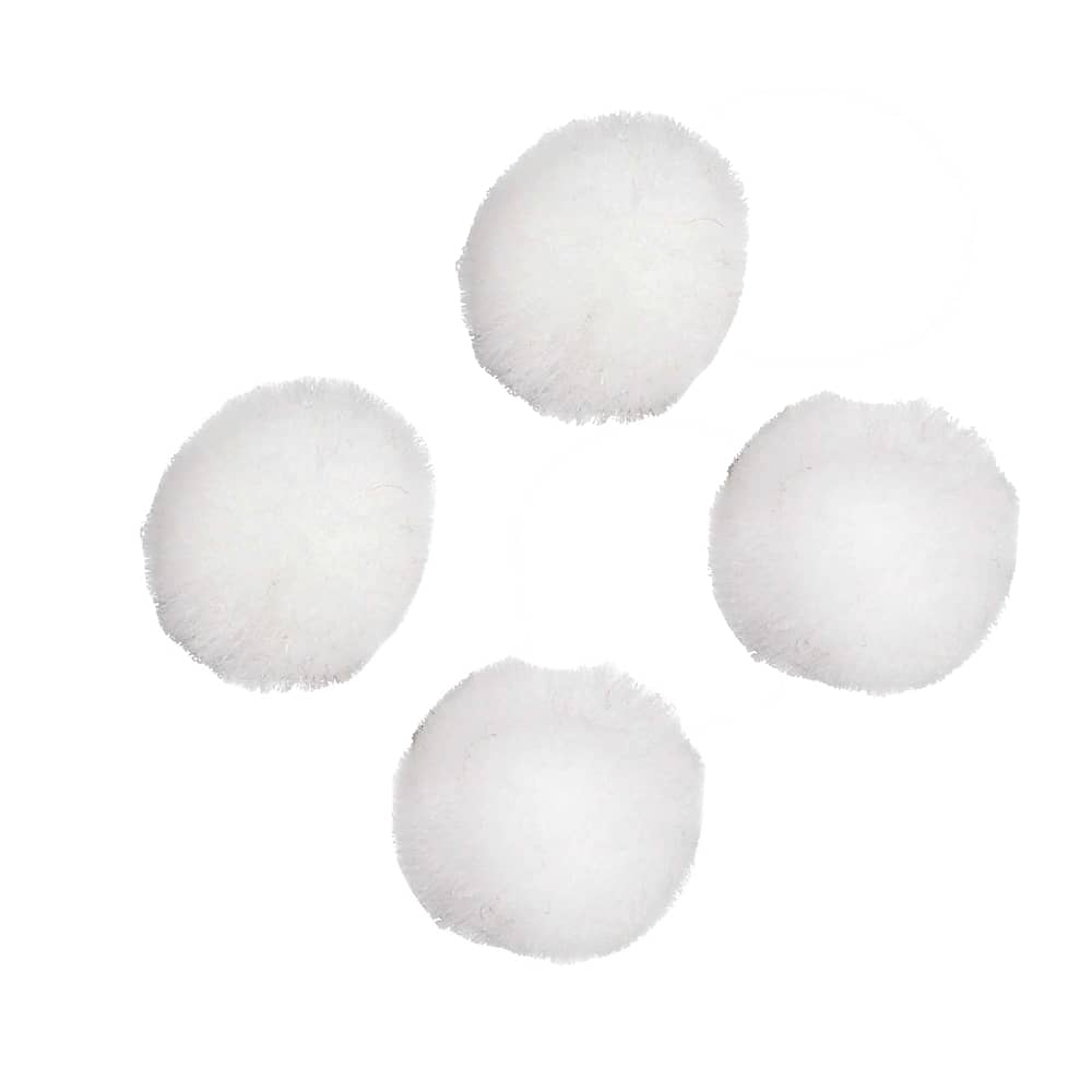 Witte Pompons