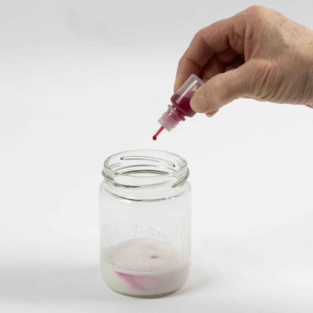 Knutselpakket Zeepjes maken met roze bloemen