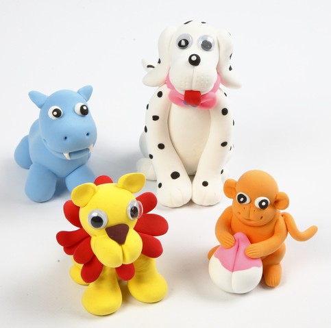Voorbeeld Silk Clay Dieren kleien