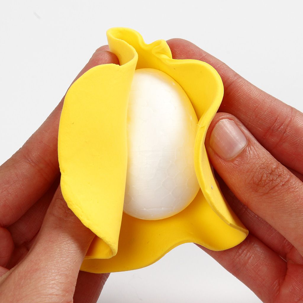 Silk Clay om styropor ei